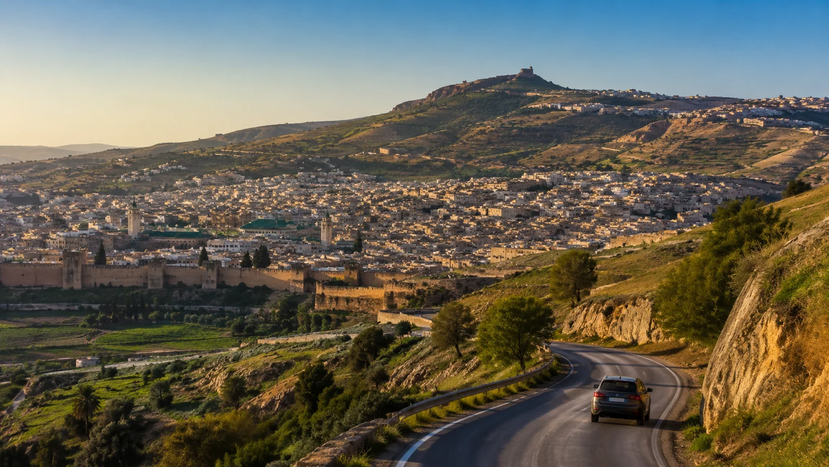 guida autonoma vs autista Marocco