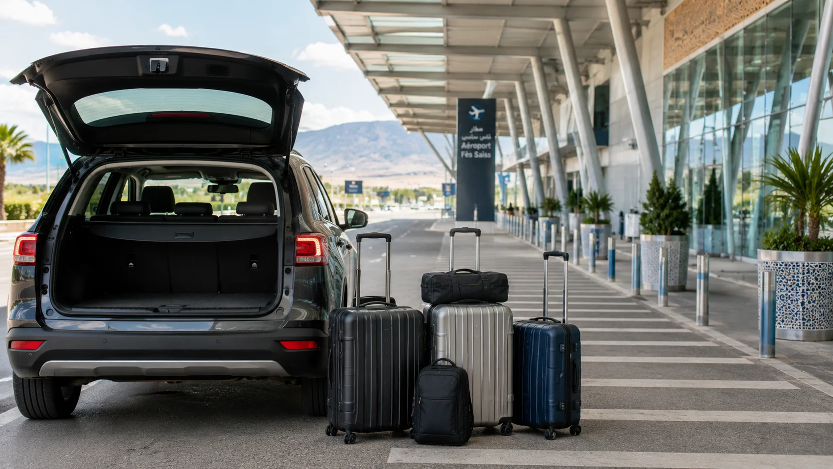 Noleggio auto luggage capacity Fes